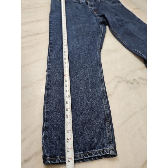 Wrangler Authentics Men’s Jeans Size 46x32 ZM200RD Relaxed Fit Dark Wash Denim - Picture 4 of 9